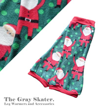 Load image into Gallery viewer, Christmas Santa Fleece Leg Warmers