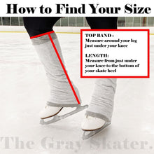 Load image into Gallery viewer, Figure Skating Stripe Fleece Leg Warmers