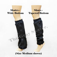 Load image into Gallery viewer, Figure Skating Stripe Fleece Leg Warmers
