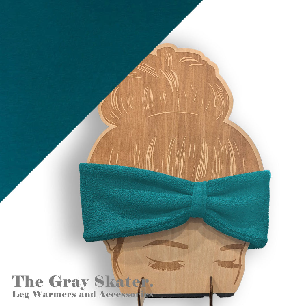 Turquoise Fleece Headband
