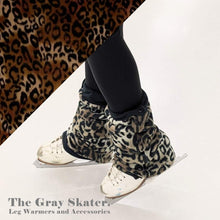 Load image into Gallery viewer, Leopard Fleece Leg Warmers
