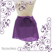 Load image into Gallery viewer, Dark Berry Wrap Skirt - Freestyle Length
