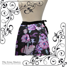 Load image into Gallery viewer, Foiled Flower Wrap Skirt - Freestyle length
